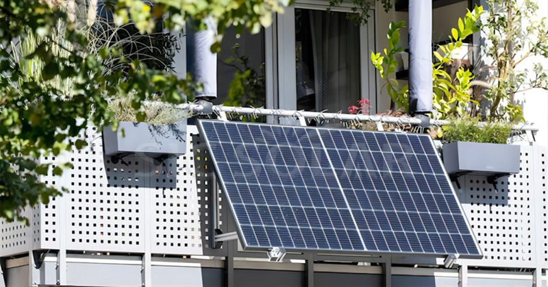 What is a solar balcony?