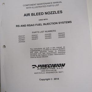 MANUAL, O/H, AIR BLEED NOZZLES