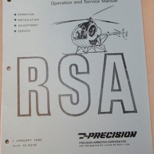 MANUAL, RSA-7AA1®, OPS & SERVICE