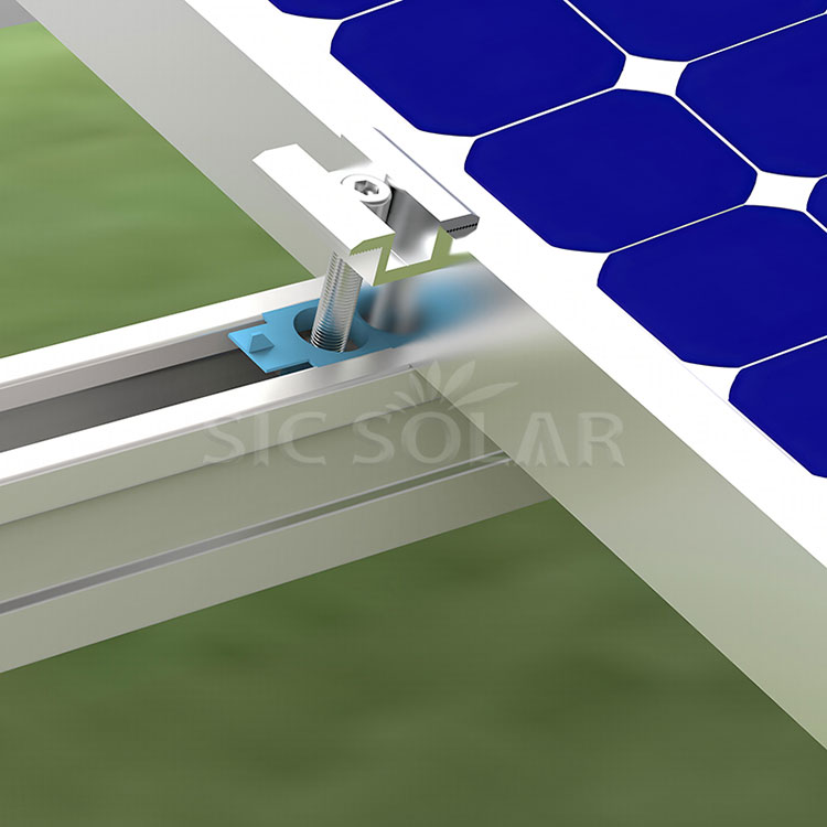 Galvanized Steel Solar Ground Mounting System