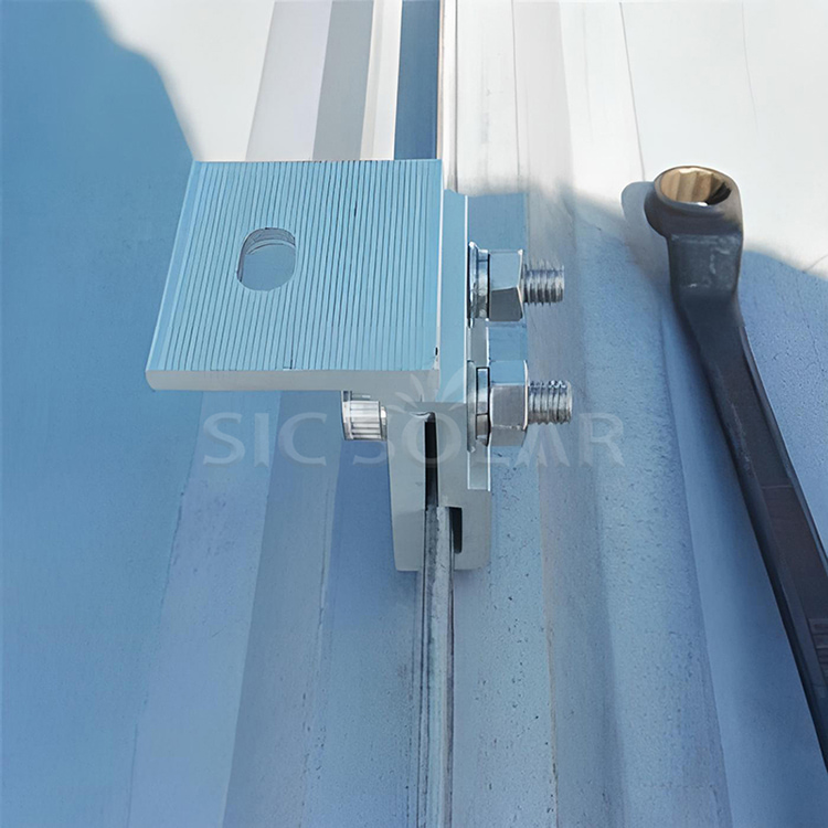 Adjustable Standing Seam Roof Clamp