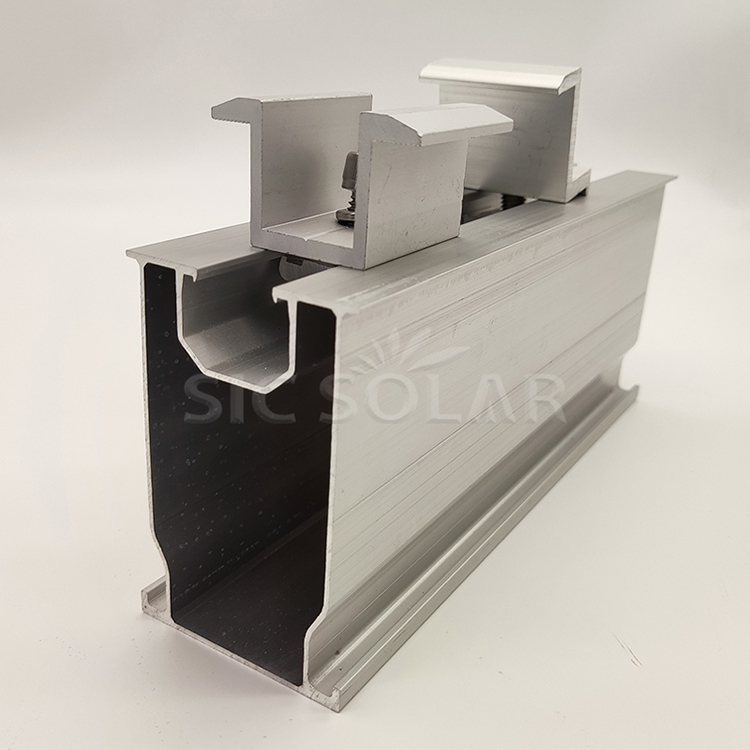 Aluminum Solar Ground Rail