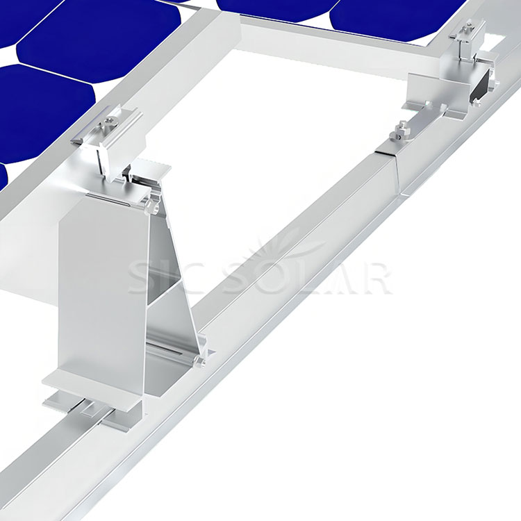 Flat Roof Ballasted Solar Mounting System
