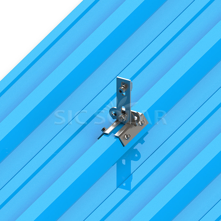 Adjustable Trapezoidal Tin Roof Solar Panel Clamp