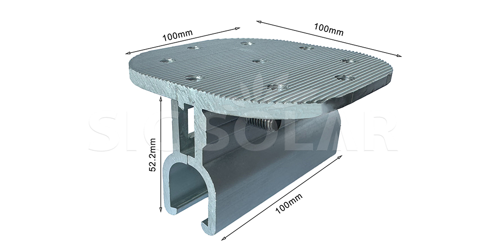 Aluminum Klip Lok Solar Roof Clamp