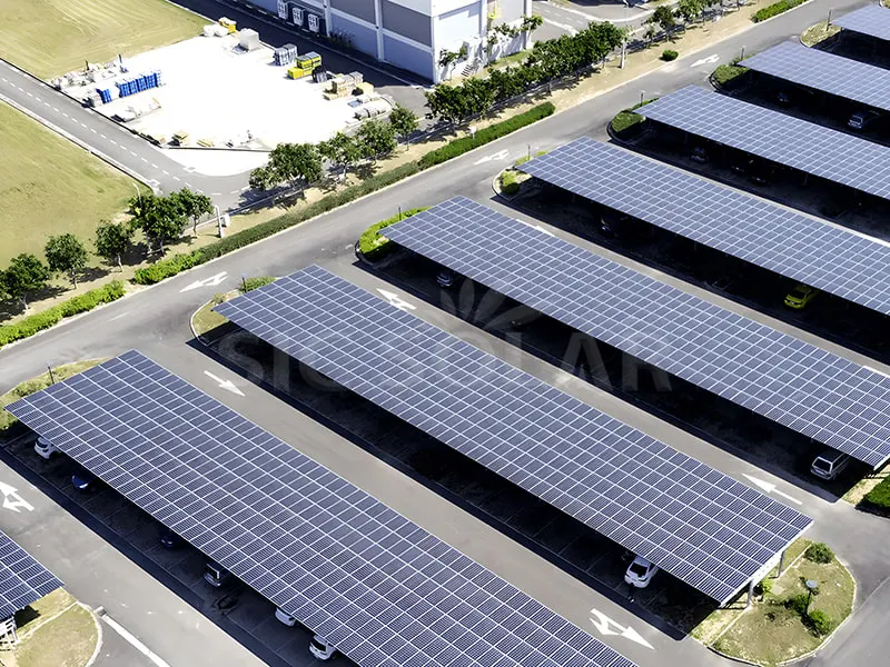 2MW Solar Aluminum Carport Bracket System