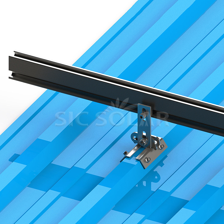 Adjustable Trapezoidal Tin Roof Solar Panel Clamp