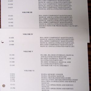 MANUAL SET, RS/RSA COMPLETE