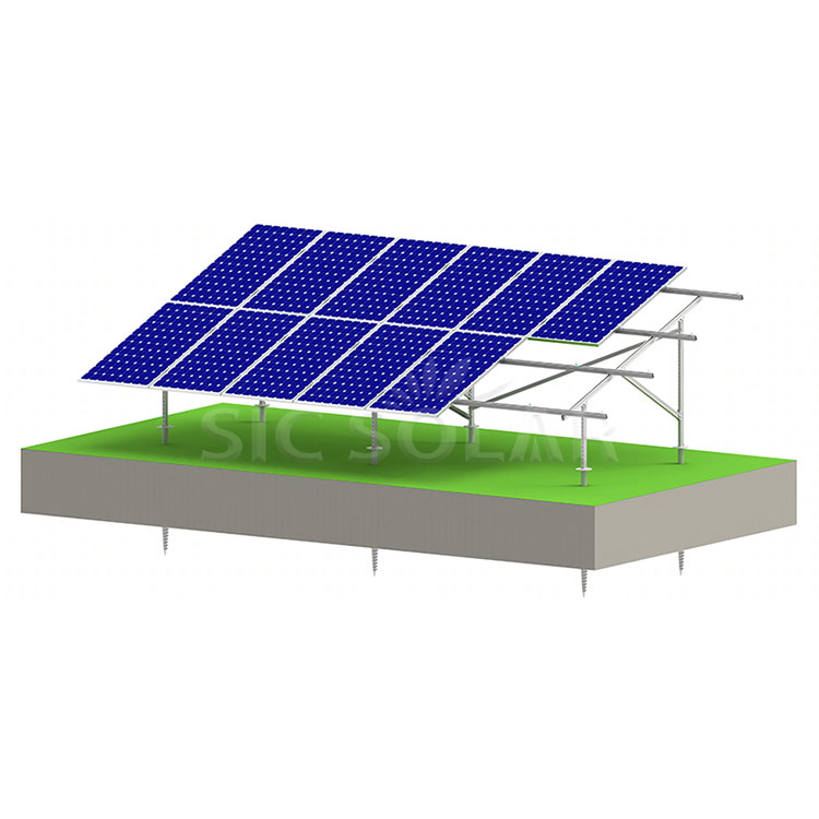 Galvanized Steel Solar Ground Mounting System