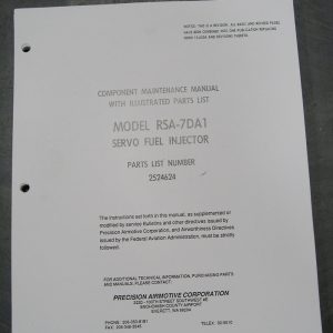 MANUAL, RSA-7DA1®, OVERHAUL