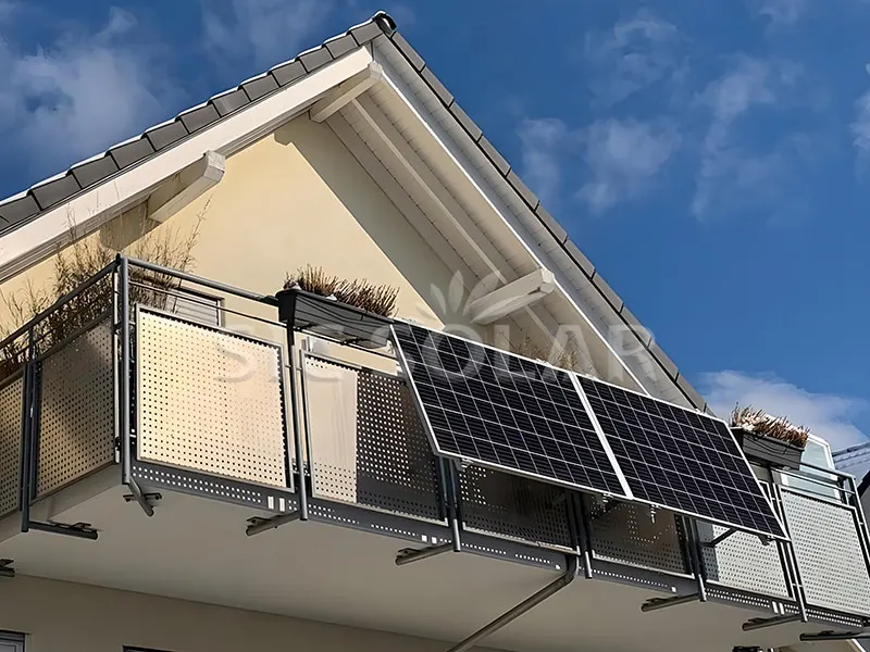 1KW Home Solar Panel Balcony Brackets In Italy