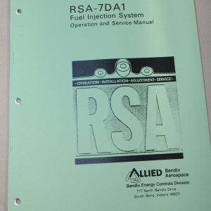 MANUAL, RSA-7DA1®, OPS & SERVICE