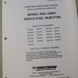 MANUAL, RSA-10ED1®, OVERHAUL