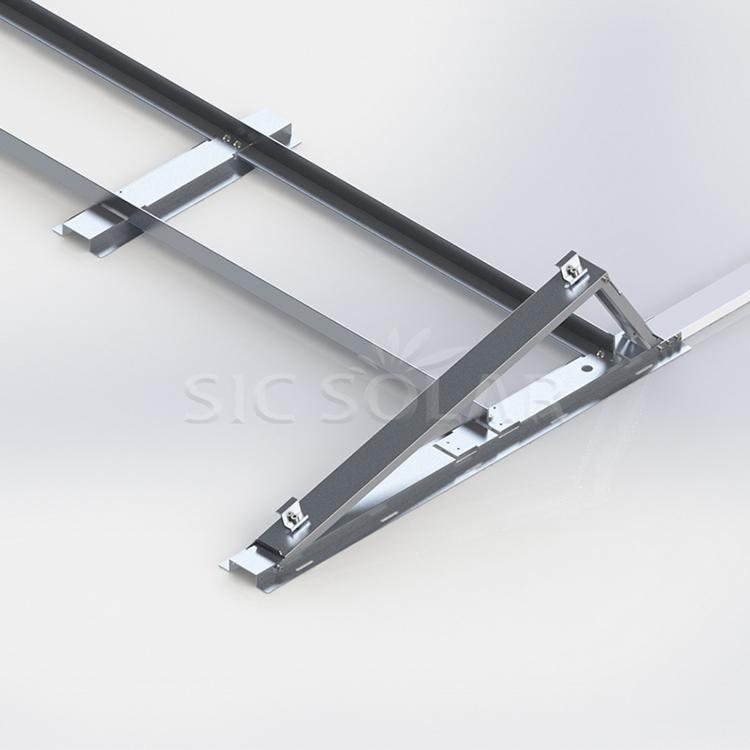 Adjustable Ballasted Triangle Solar Brackets